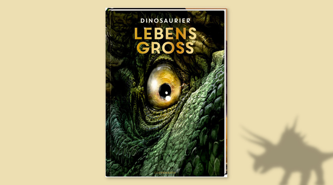 Das Cover zeigt ein großes Dinoauge.