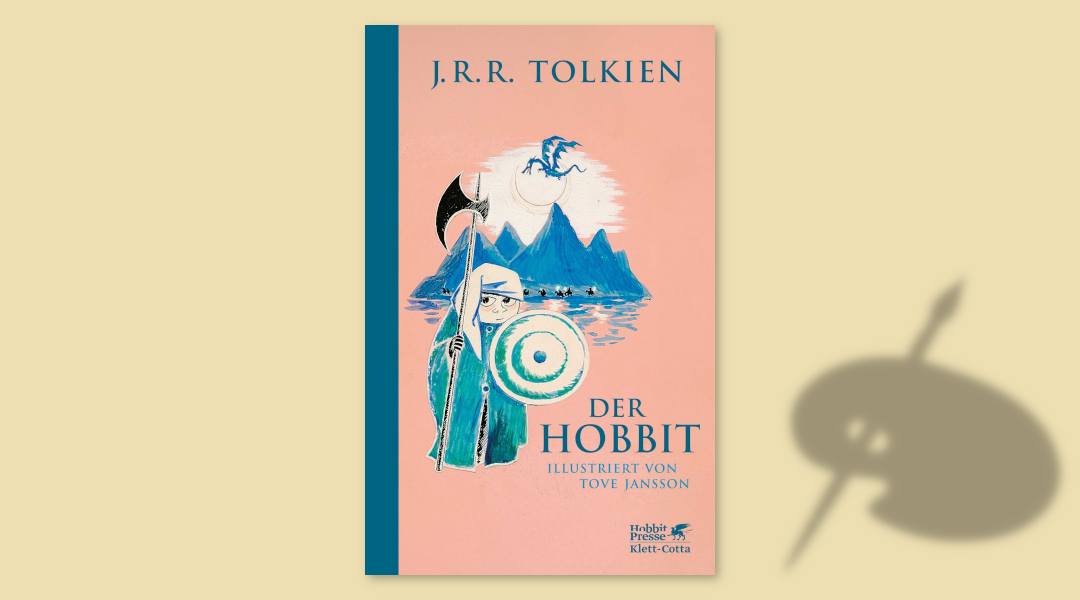 hobbit Das Cover von der Hobbit zeigt eine kleine blaue Gestalt.