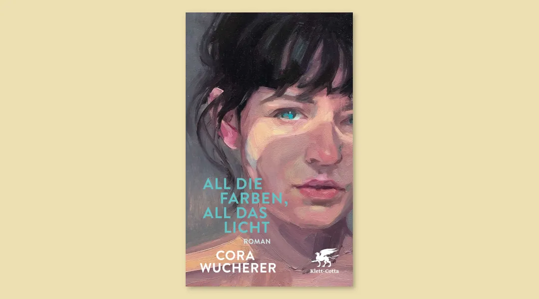 All_die_Farben Das Cover zeigt das Gesicht einer jungen Frau.