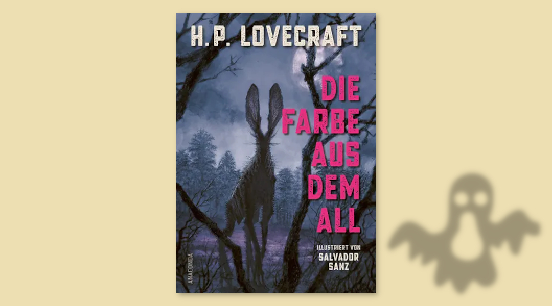 Das Bild zeigt das Cover von "Die Farbe aus dem All" mit Ilustrationen von Salvador Sanz.